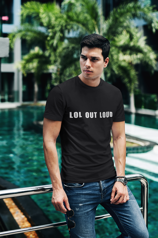 Men's Lightweight Fashion Tee - LOL out loud