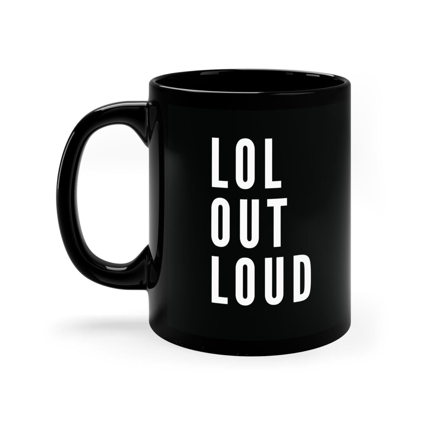 11oz Mug - Black Classic - LOL out loud