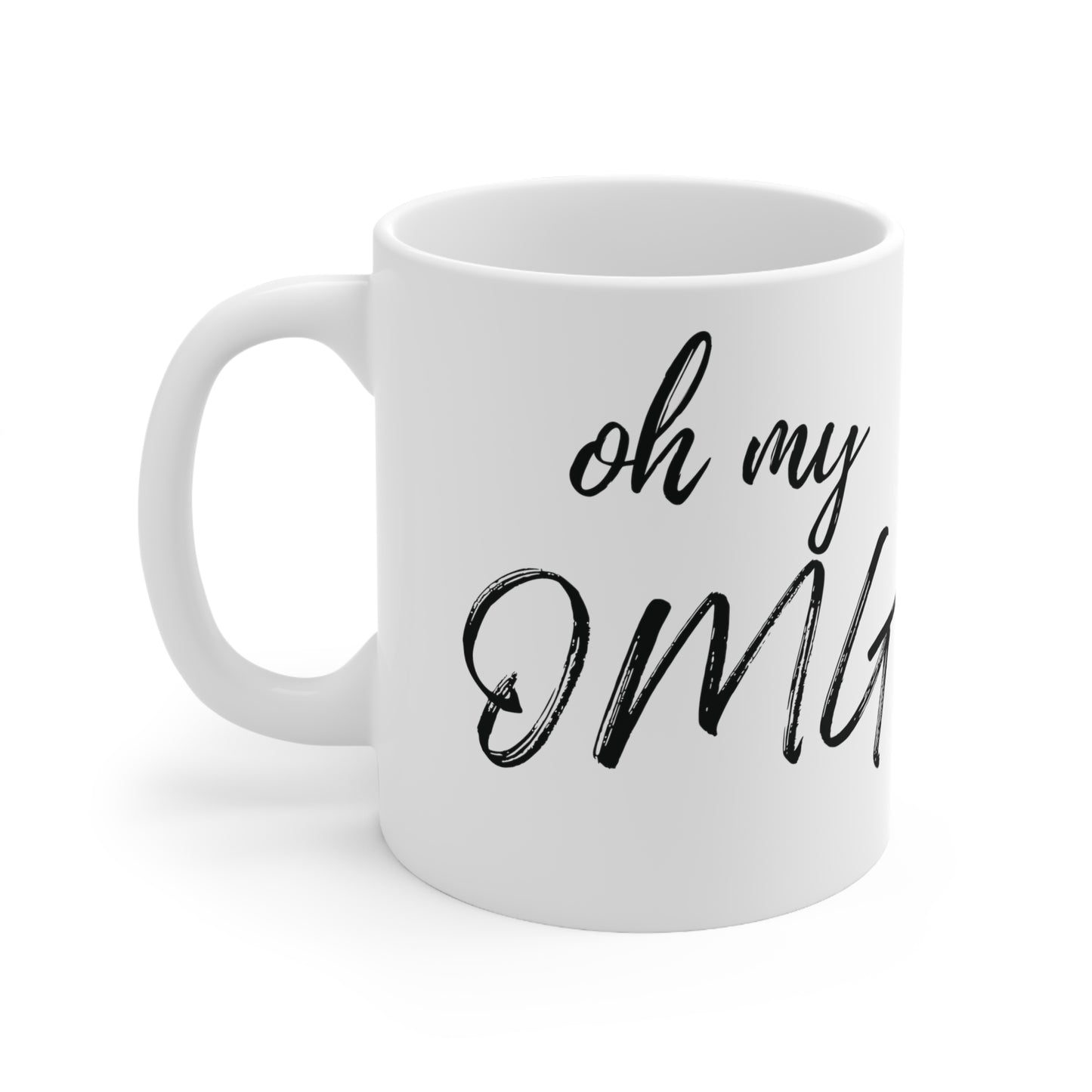 11oz Mug – White Elegant - Oh my OMG