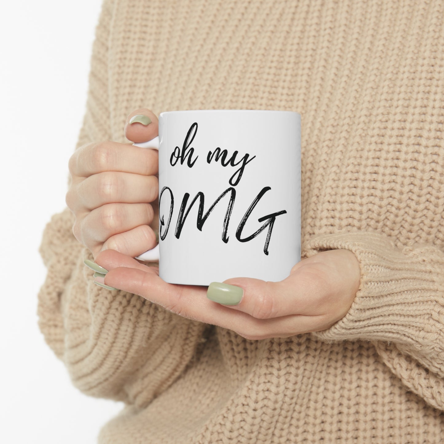 11oz Mug – White Elegant - Oh my OMG